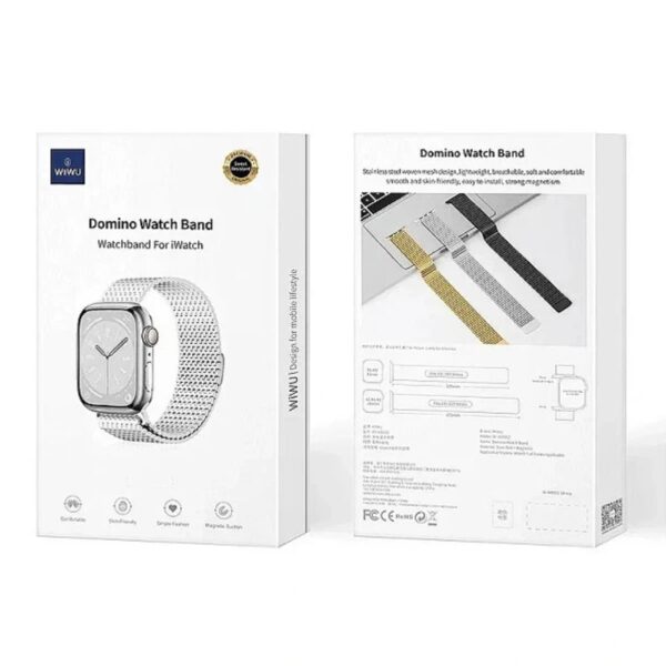 Wiwu Wi-WB002 Domino iWatch Band Black - Image 2
