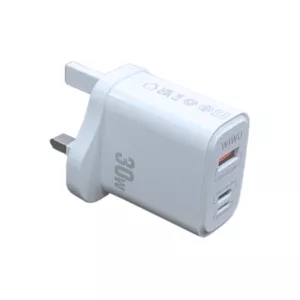 Wiwu WI-U021 SIC 30W PD+QC Fast Charger 3 Pin