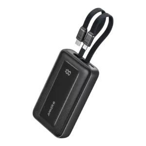 Anker Zolo Power Bank (10K, Built-In USB-C and Lightning Cable)