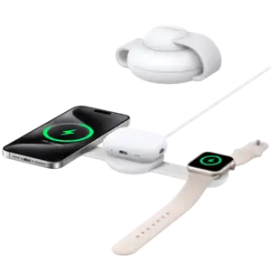 Anker MagGo Wireless Charging Station (3-in-1, Foldable Pad) + Anker Laptop Power Bank (25K, 165W, Built-In and Retractable Cables)