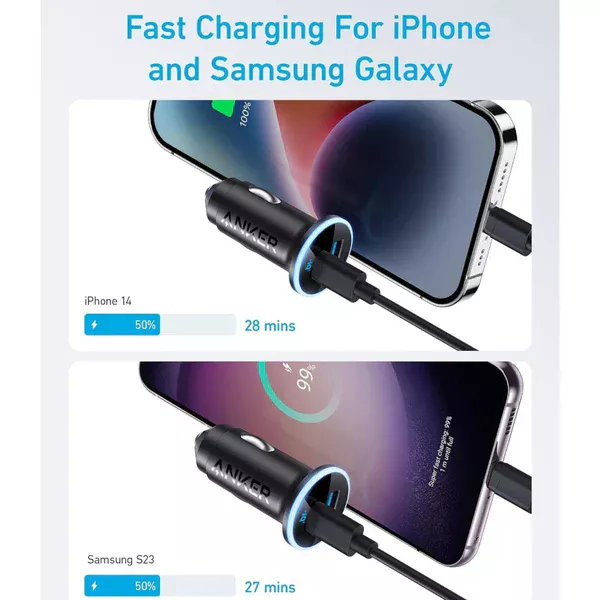 Anker 323 Dual-Port Car Charger 52.5W (A2735H11) - Image 5