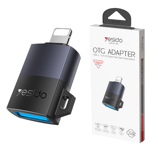 YESIDO GS32 USB to Lightning OTG Adapter - Image 3